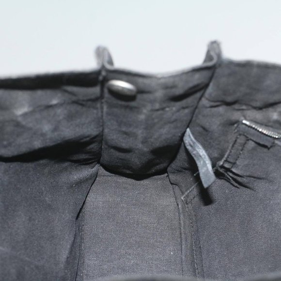 AUTHENTICITY GUARANTEED HERMES Fourre Tout PM Hand Bag Canvas Black - Picture 15 of 16